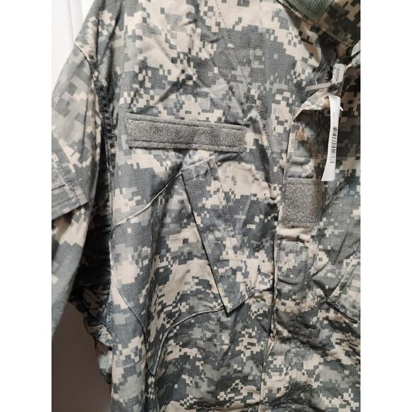 US ARMY Digital Camo Combat Shirt Military Tactical UCP Jacket Large Short New! - Picture 3 of 10